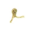 Double Robe Hook Brass