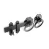 Ring Gate Latch - Black 6” -Odell & Co lrg 2264 D17713