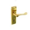 Lever Lock Handles Victorian - Scroll 1 Lever Lock Handles Victorian - Scroll -Odell & Co lrg 2445 D17048